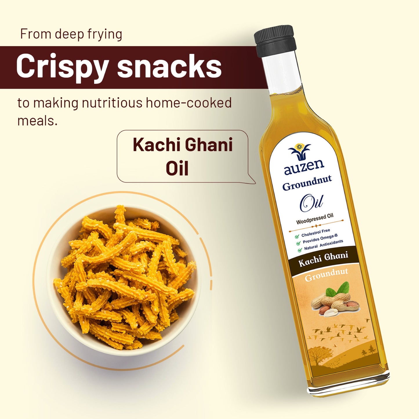Woodpress Groundnut Oil