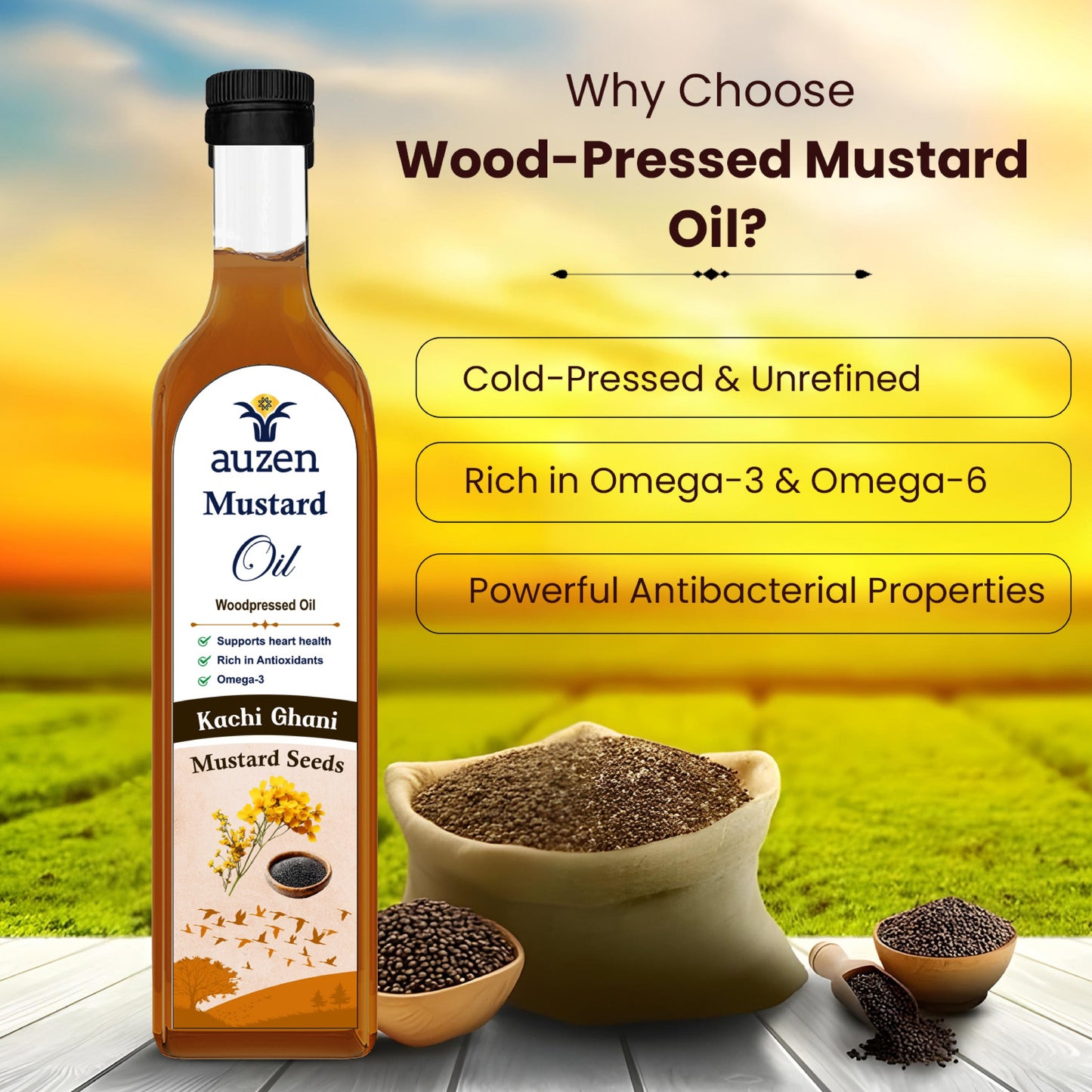 Woodpress Mustard Oil 1 Liter